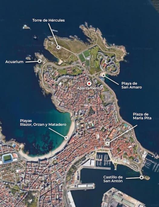 Apartamento Torre De Hercules La Coruña Esterno foto