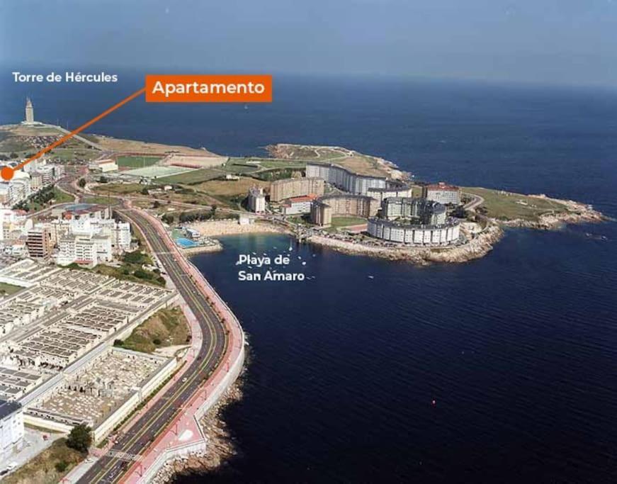 Apartamento Torre De Hercules La Coruña Esterno foto